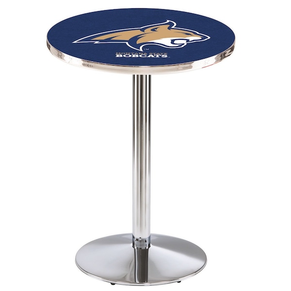 42" Chrome Montana State Pub Table